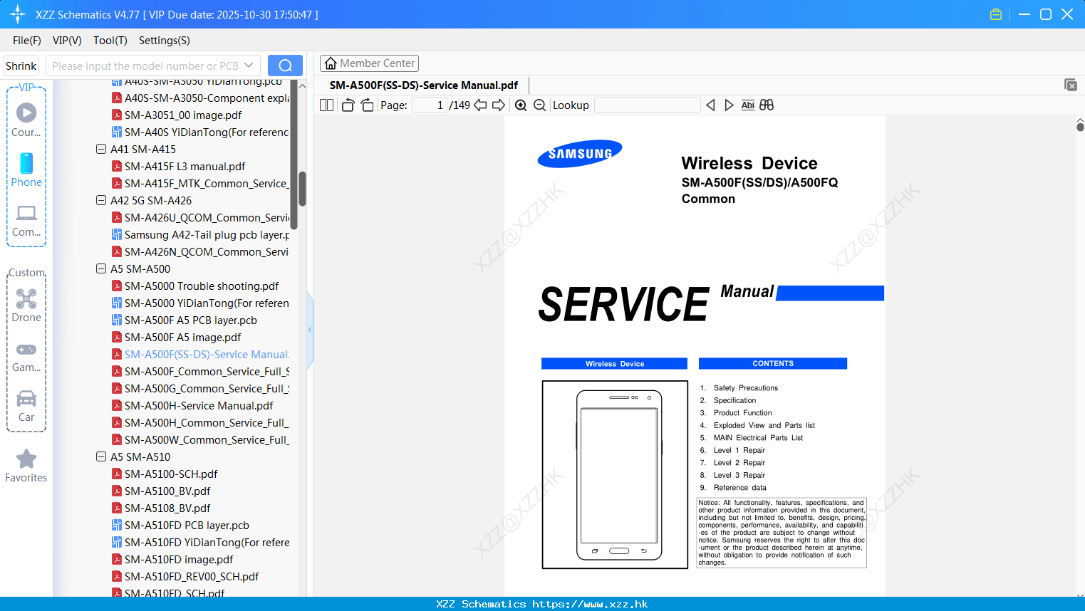 Samsung SM-A500F(SS-DS)-Service Manual
